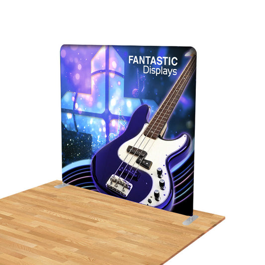 8ft. Straight Fabric Tube Display for Trade Shows