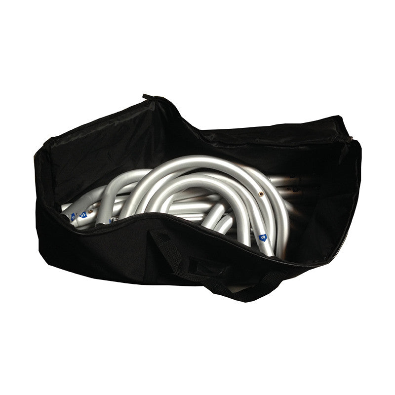 36" S-Curved Fabric Tube Banner Stand