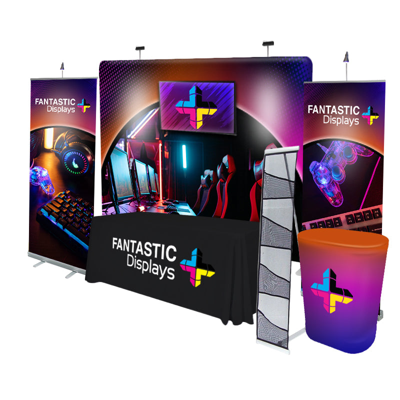 Venture Trade Show Elite Booth Package (A) w/ TV Combo