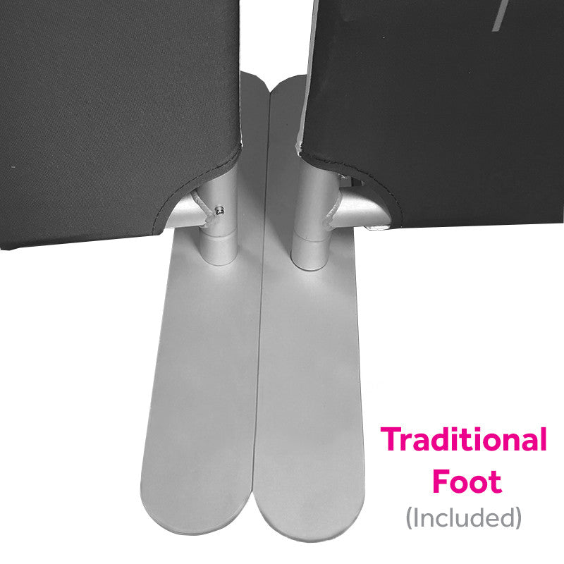 38" Straight Tube Fabric Banner Stand