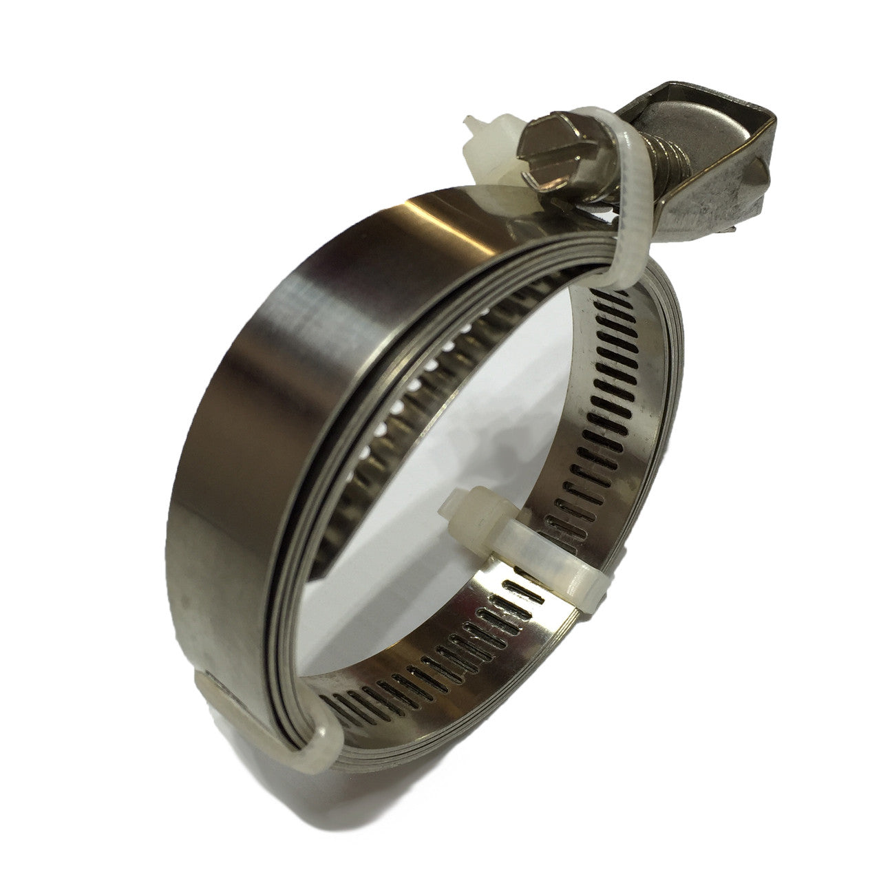 40" Adjustable Stainless Steel Hose Clamp, Duct Clamp, Pipe Clamp, Air Ducting Clamp With Flex Worm Drive, Quick Release Hose Clamps