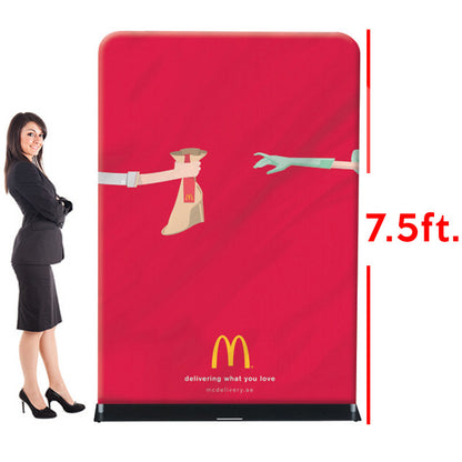 60" Fabric Tube Banner Stand